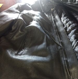 Unik women's leather motorcycle jacket